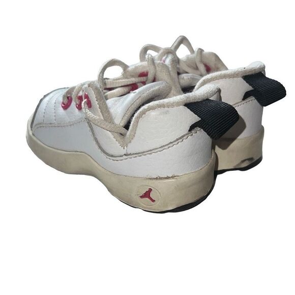 Vintage Michael Air Jordan Retro White & Pink Baby Toddler Sneakers Size 3 - Picture 5 of 8